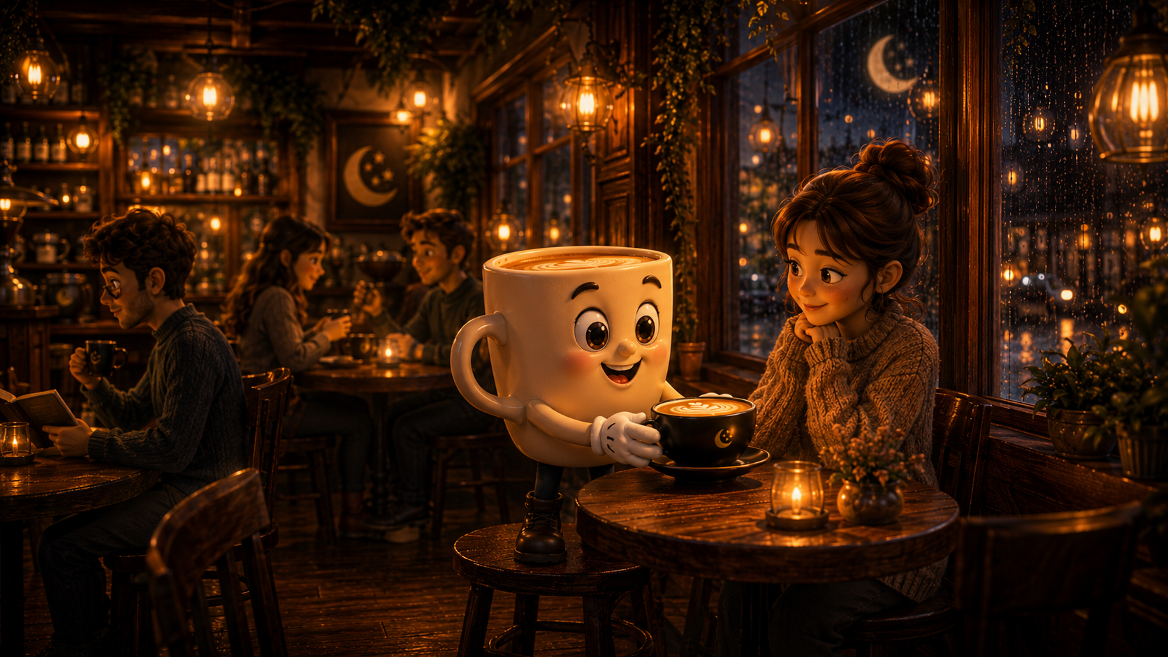 A quiet moment with coffee